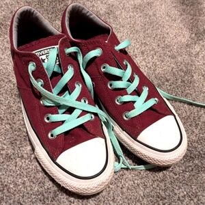 Converse All Star Wine Color Sneakers Size 6